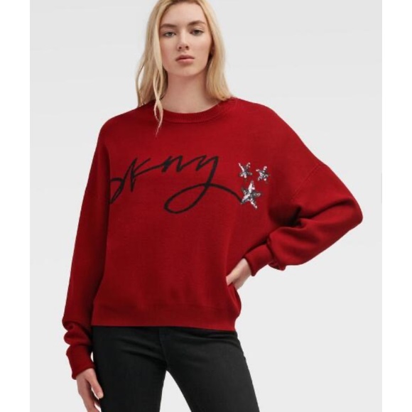 Dkny | Sweaters | Dkny Red Sequins 